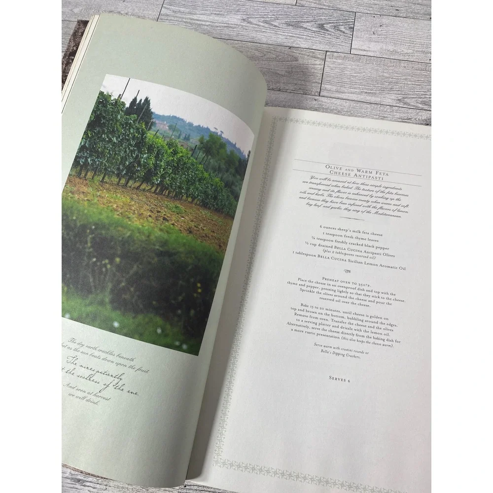 La Bella Vita Inspiration Recipes by Alisa Barry Softcover Cookbook